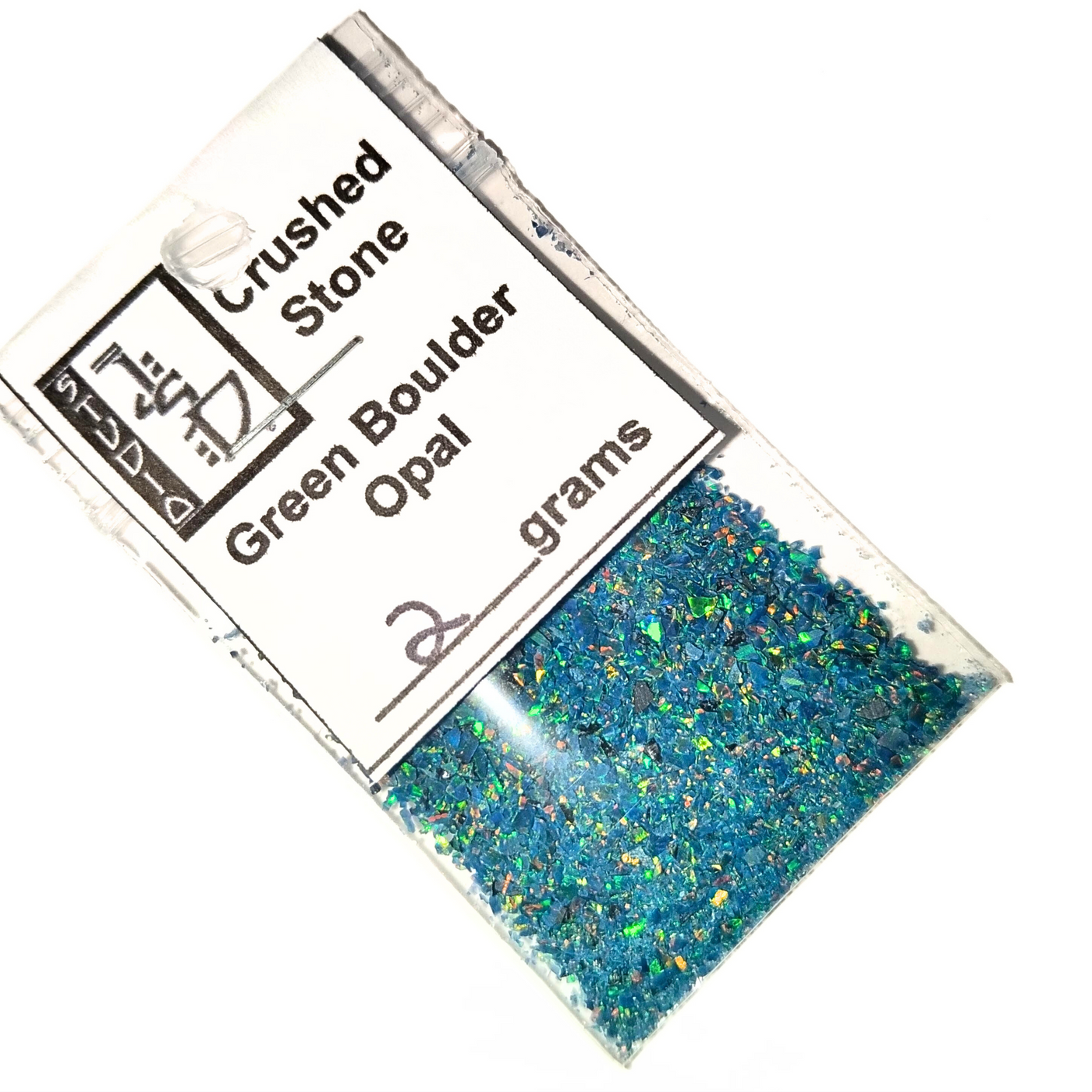 Crushed Opal - Green Boulder Opal (2 grams)