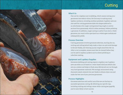Gemstone Tumbling, Cutting, Drilling & Cabochon Making
