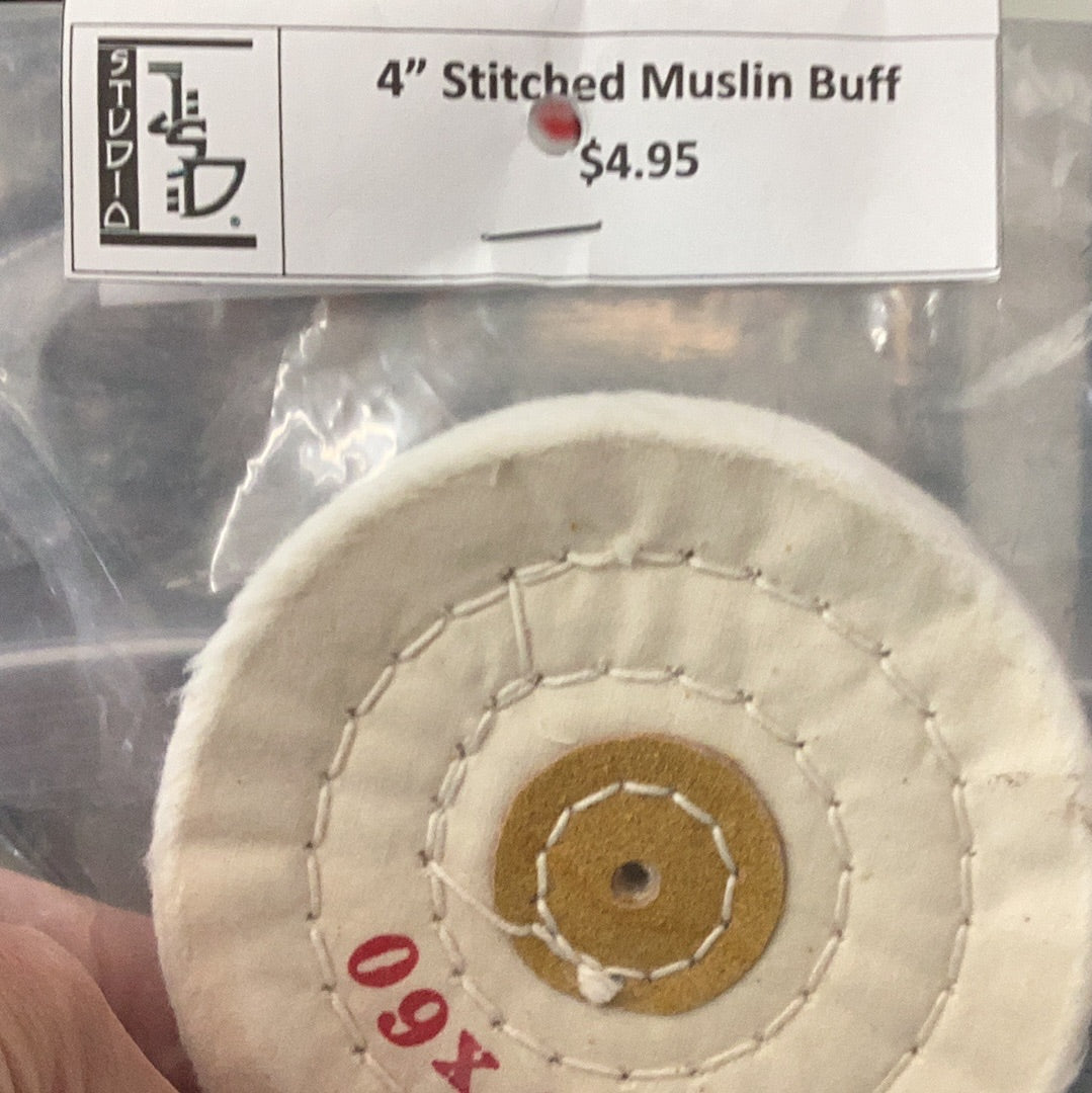 4" X 60  Stitched Muslin Buff