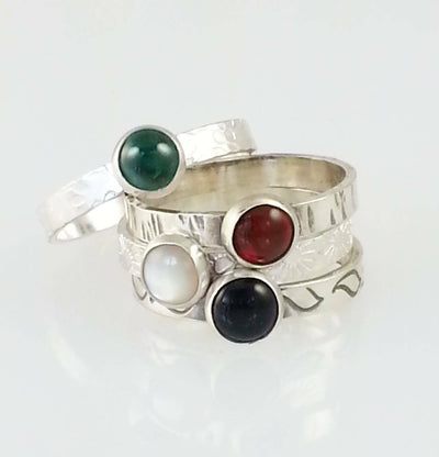 Gemstone Stack Ring Class May 30, 6-9pm