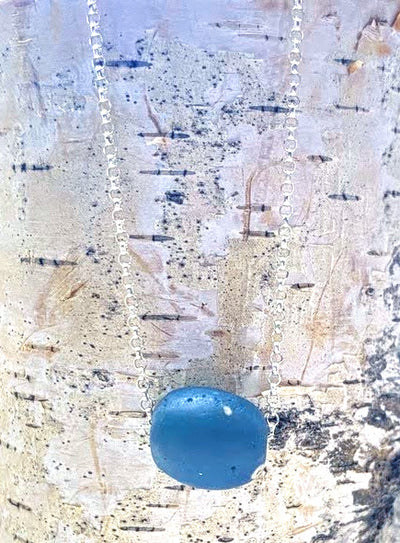 JSD-Small Leland Blue Stone Necklace