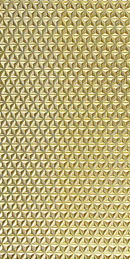 4258 Geometric Patterned Brass Texture Plate Small