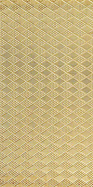 4269 Diamond Patterned Brass Texture Plate Small