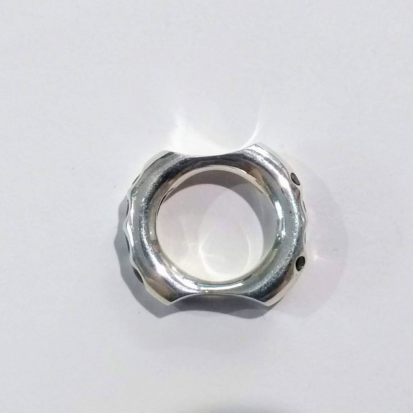 RSD-100 Spider Eye Ring with Tsavorite & Pyrope Garnets
