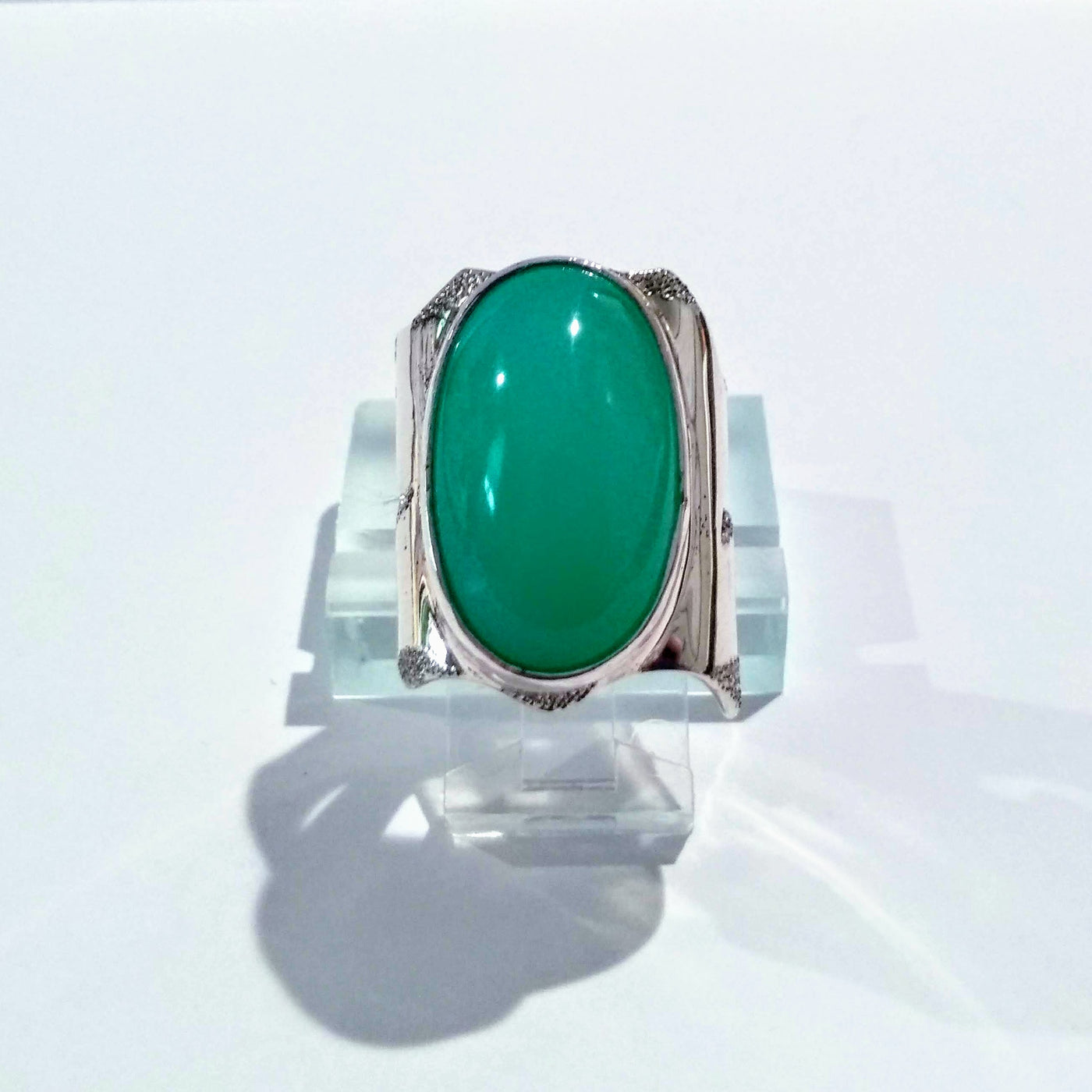 RSD-108 Chrysoprase SS Ring
