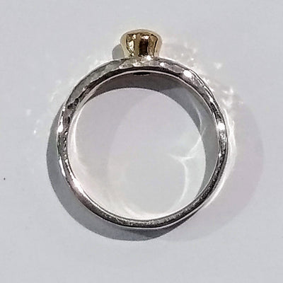 RSD-081 Plat/SS/14K 0.25 Diamond Ring