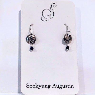 SA-097 Faceted Lapis Drop Earring