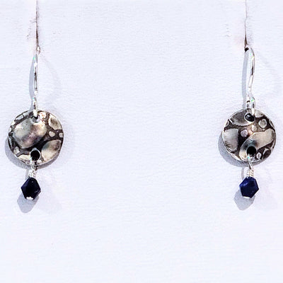 SA-097 Faceted Lapis Drop Earring