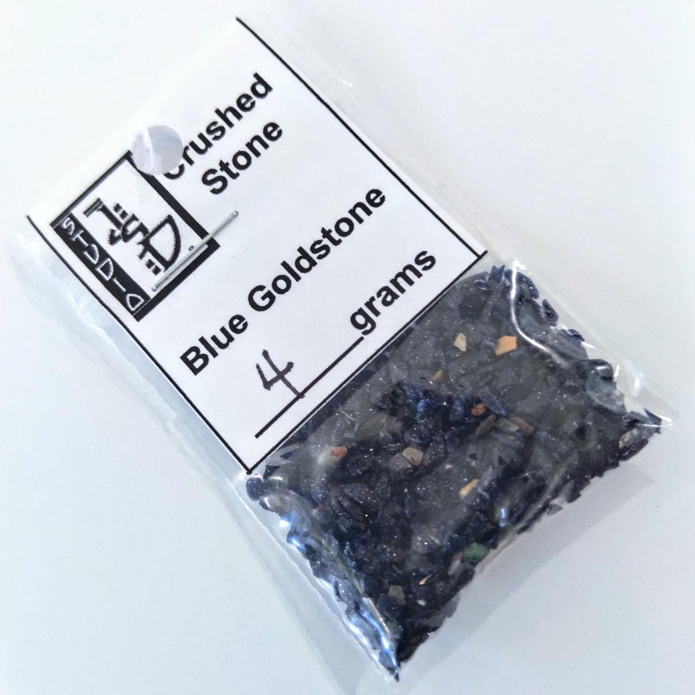 Crushed Blue Goldstone