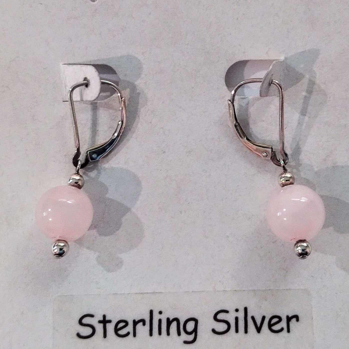 SY-119 SS Rose Quartz Lever Back