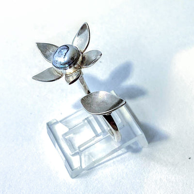 SA-078 Multi Finger Flower Pearl Ring