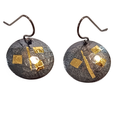 DJT-051 Large Keum Boo Earrings