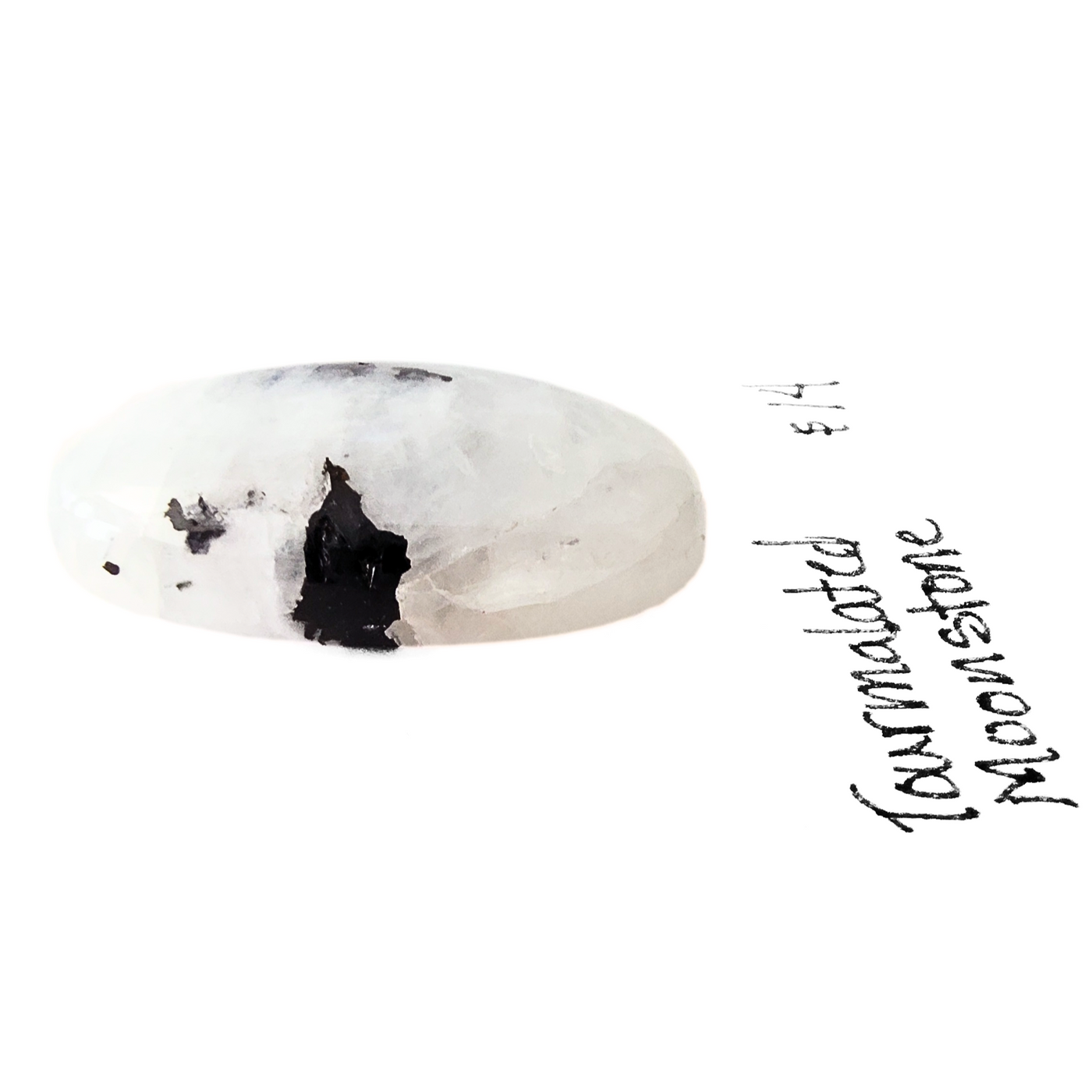 TMS-1001 Tourmalated Moonstone Cabochon