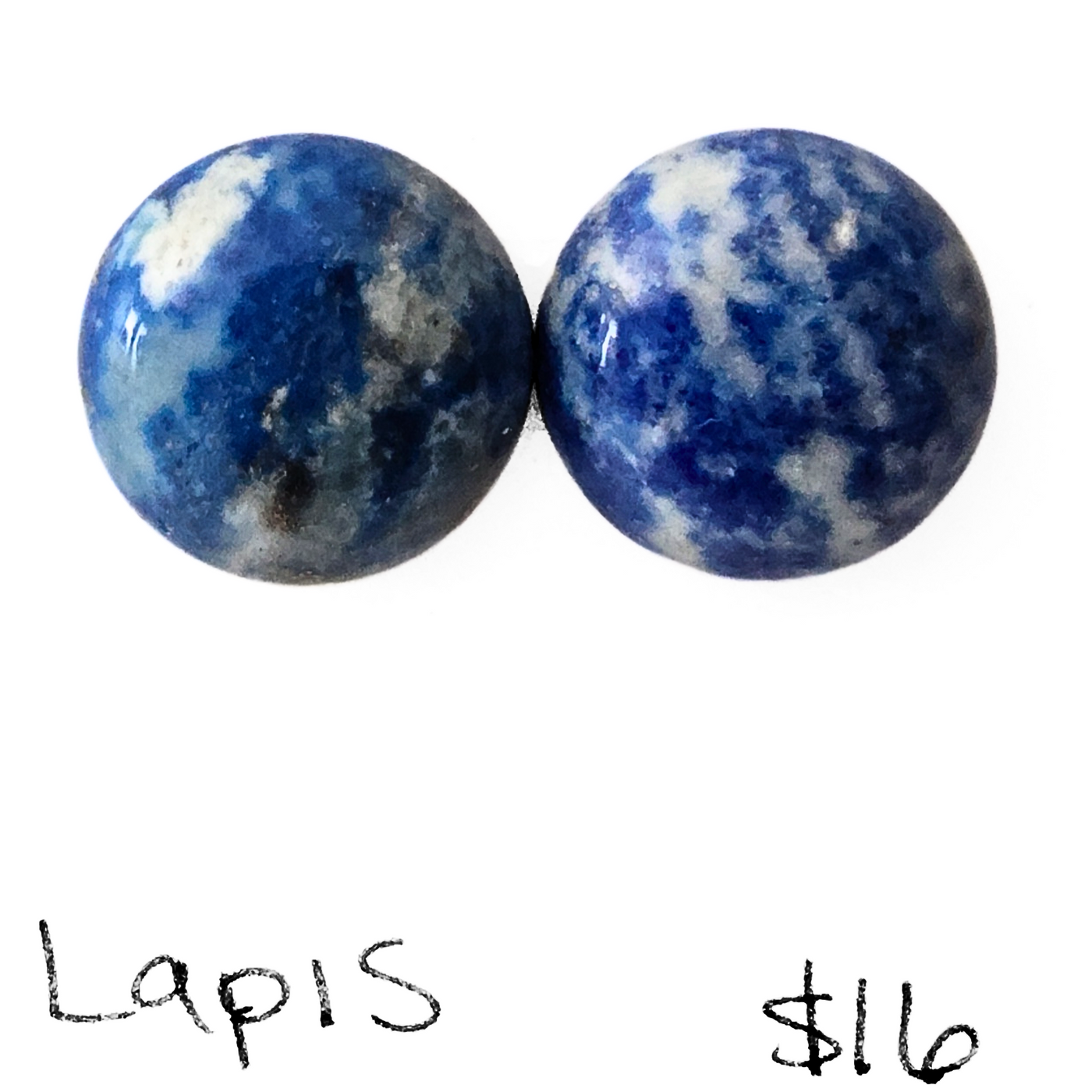 LAP-1002 Lapis Lazuli Cabochon Pair