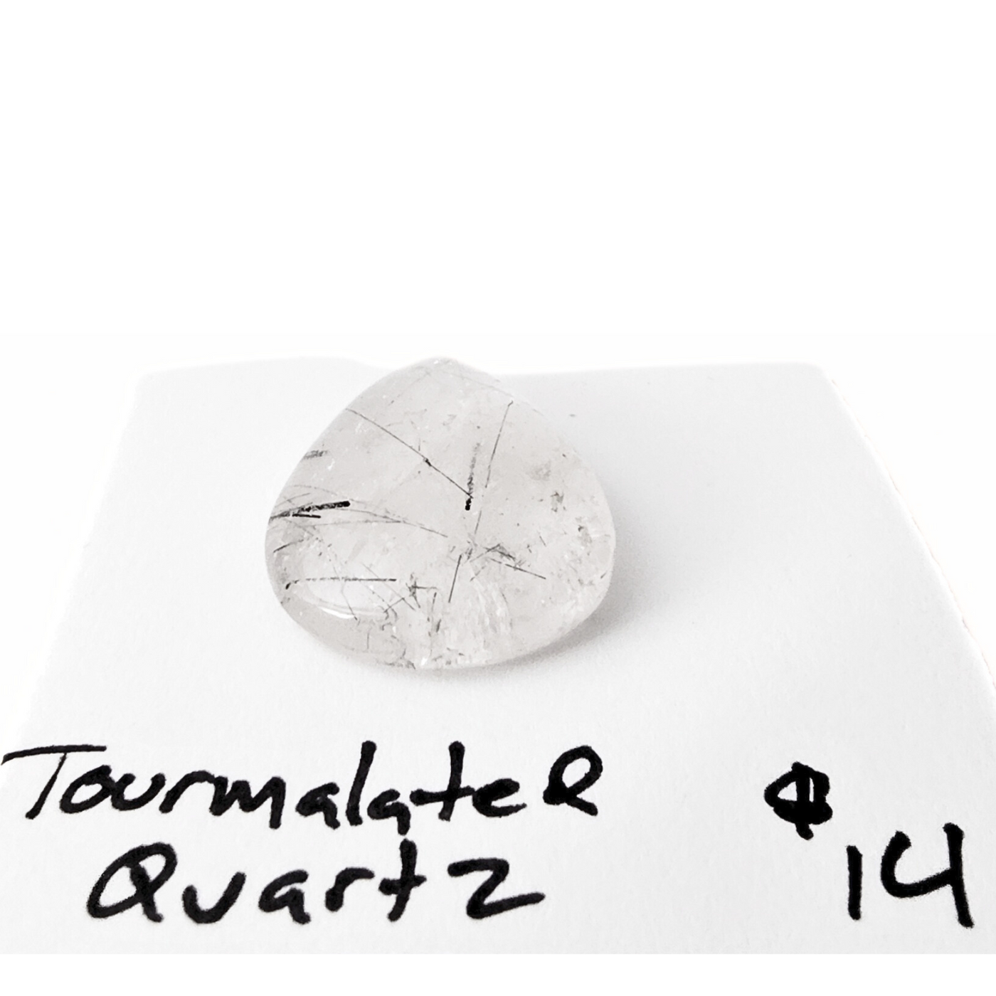 TUQ-1003 Tourmalinated Quartz Cabochon