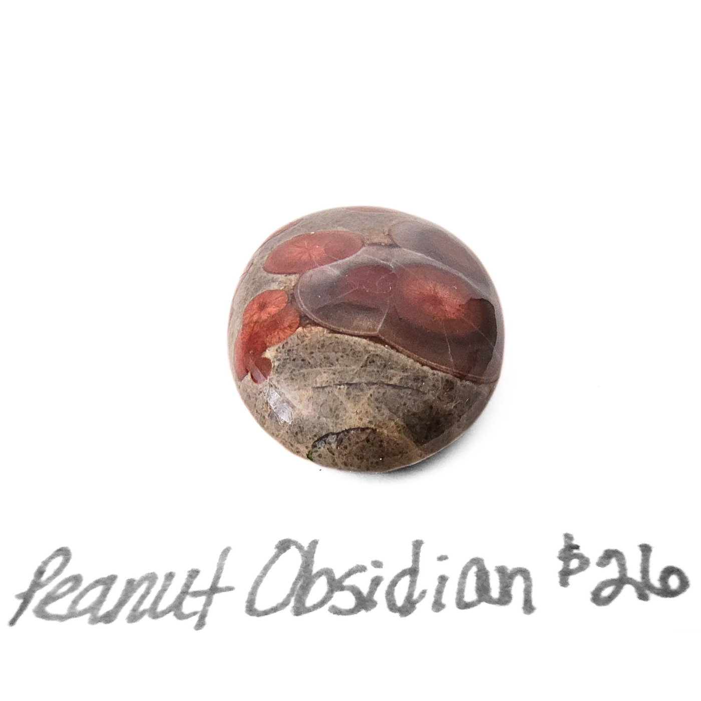 PEO-1001 Peanut Obsidian Cab