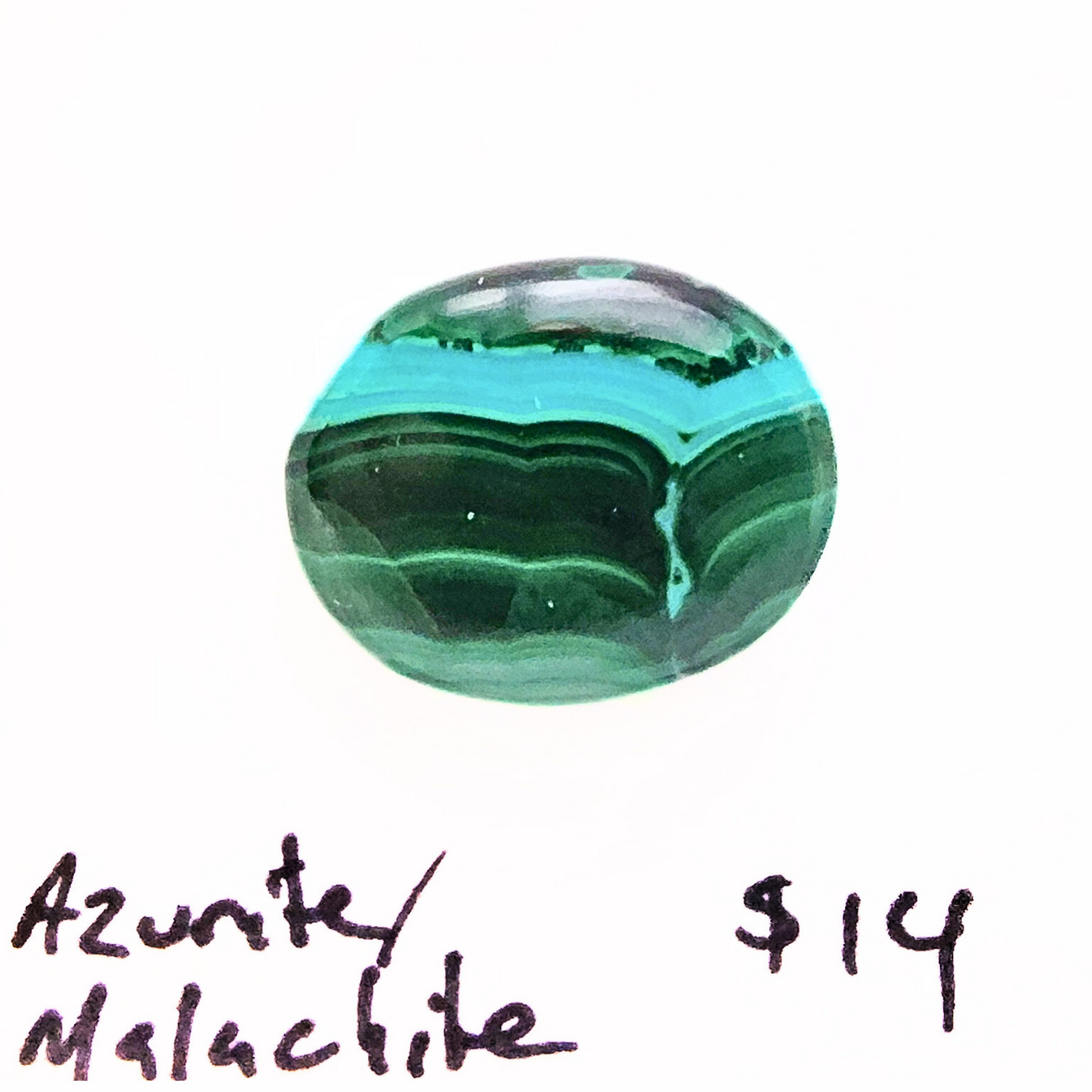 AZM-1002 Azurite/Malachite Cab