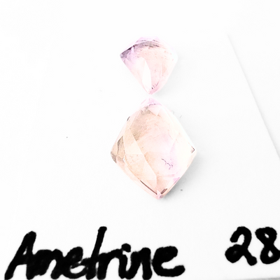 AMT-1002 Ametrine Rose Cut Pair
