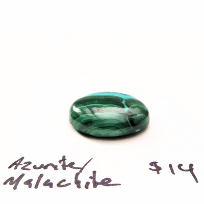 AZM-1002 Azurite/Malachite Cab