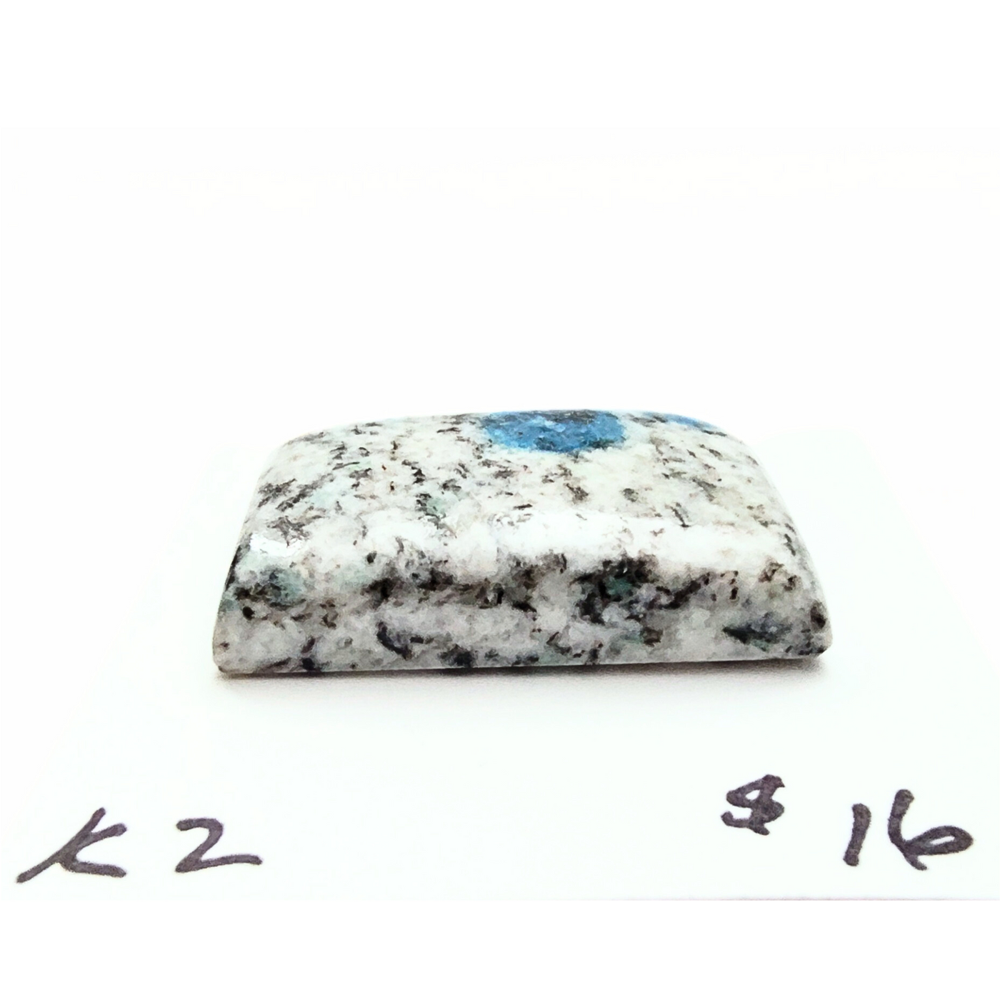 K2G-1001 K2 Azurite Granite Cabochon