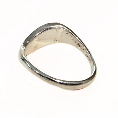 DSM-004 Inlay Lapis Sterling Ring Size 7