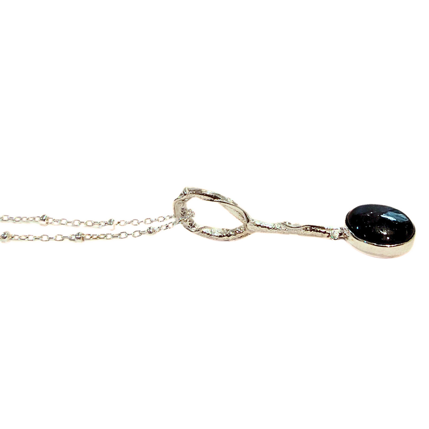 JSD-6154 Labradorite Branch Pendant Necklace