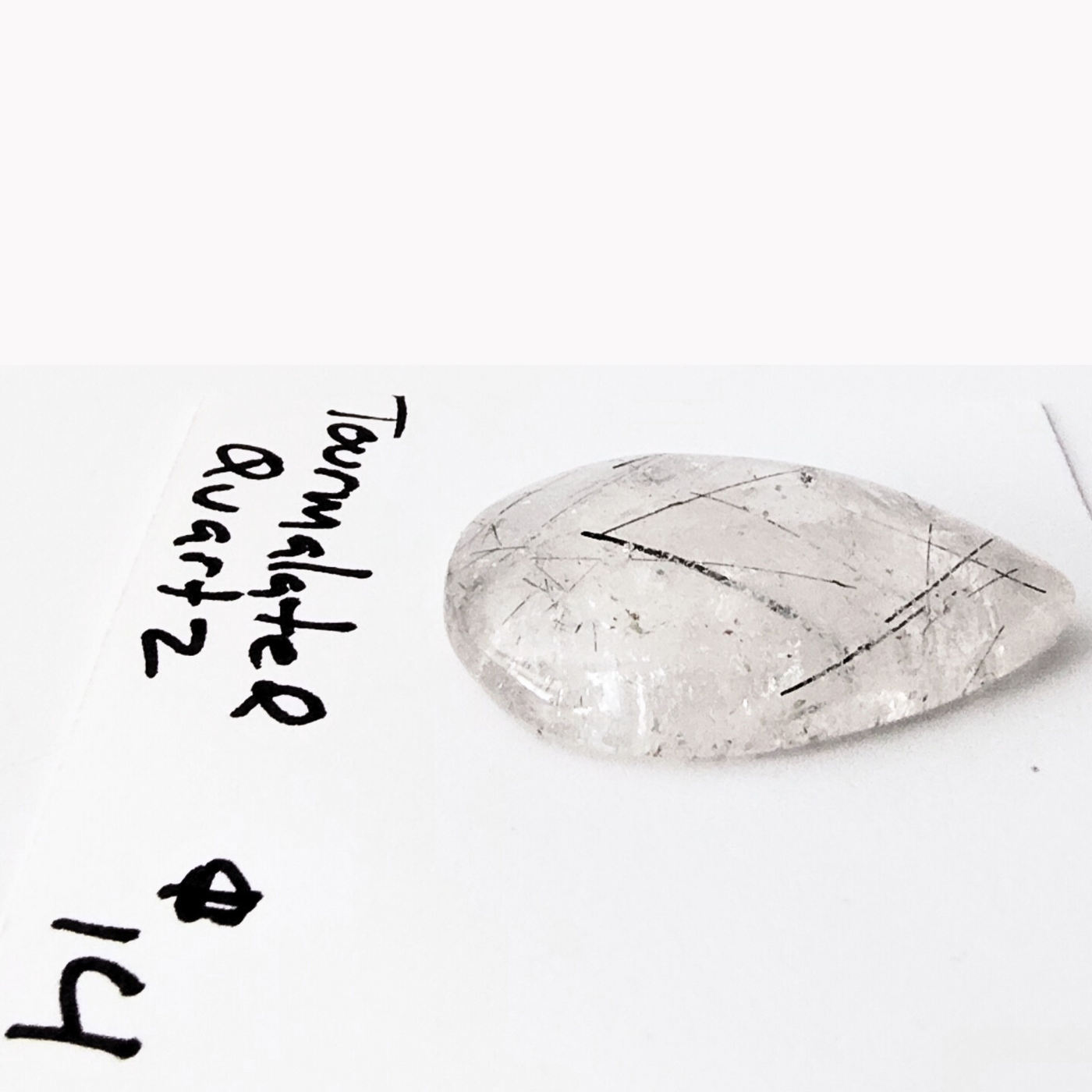 TUQ-1003 Tourmalinated Quartz Cabochon
