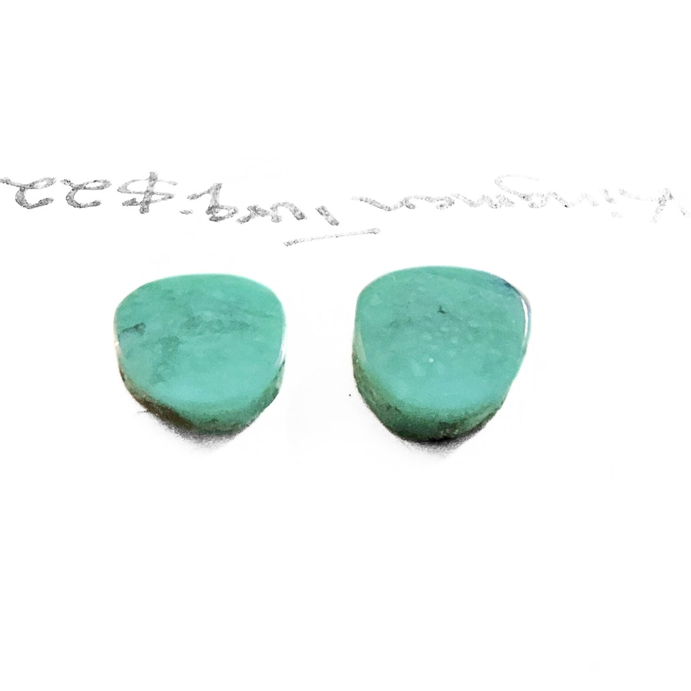 KTQ-1006 Kingman Turquoise Cabochon Pair