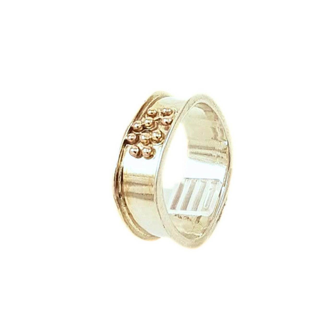 RSD-003 Gold Bead Alloy Ring (PT,AG.AU)