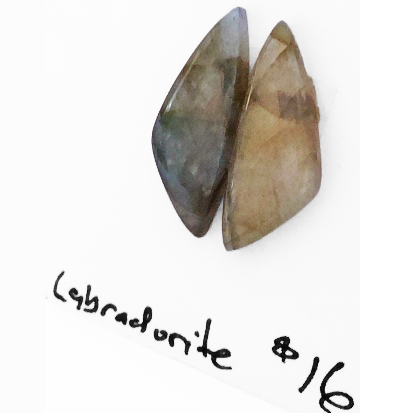 LAB-1005 Labradorite Cabochon Pair