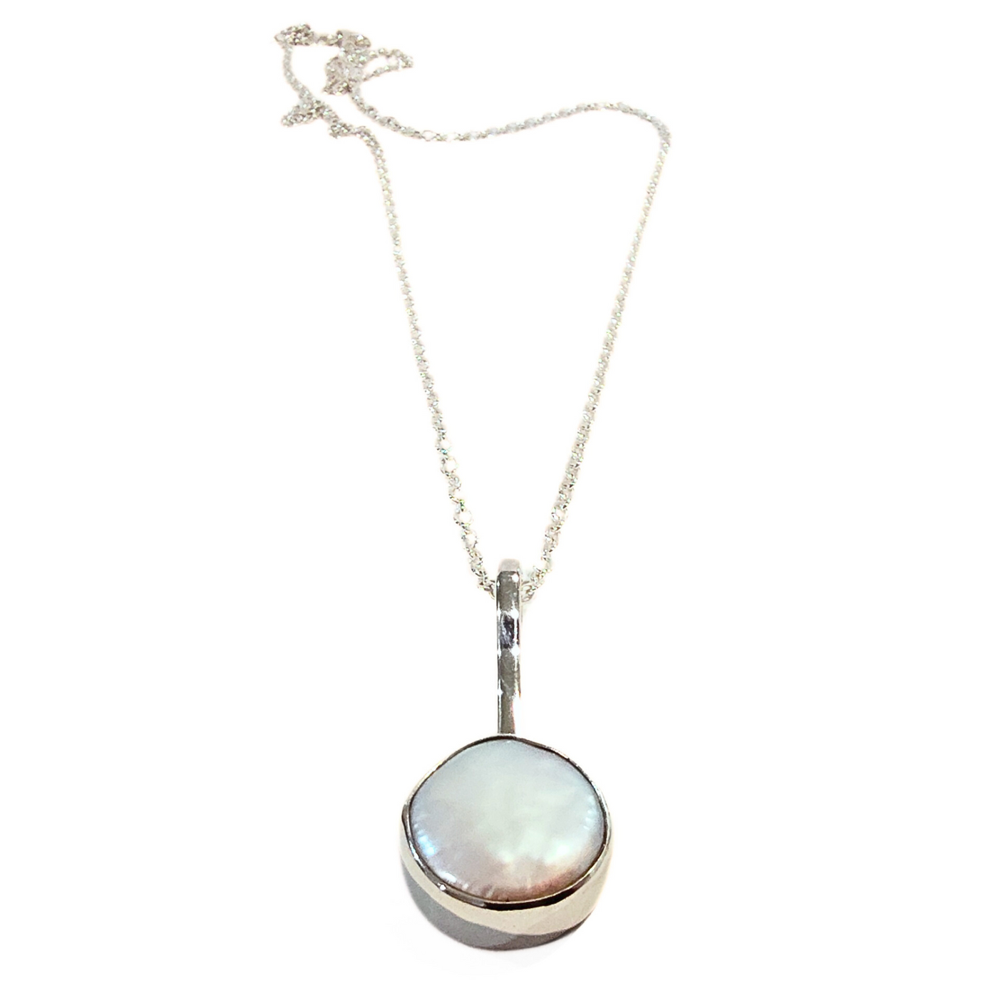 JSD-6163 Coin Pearl Pendant