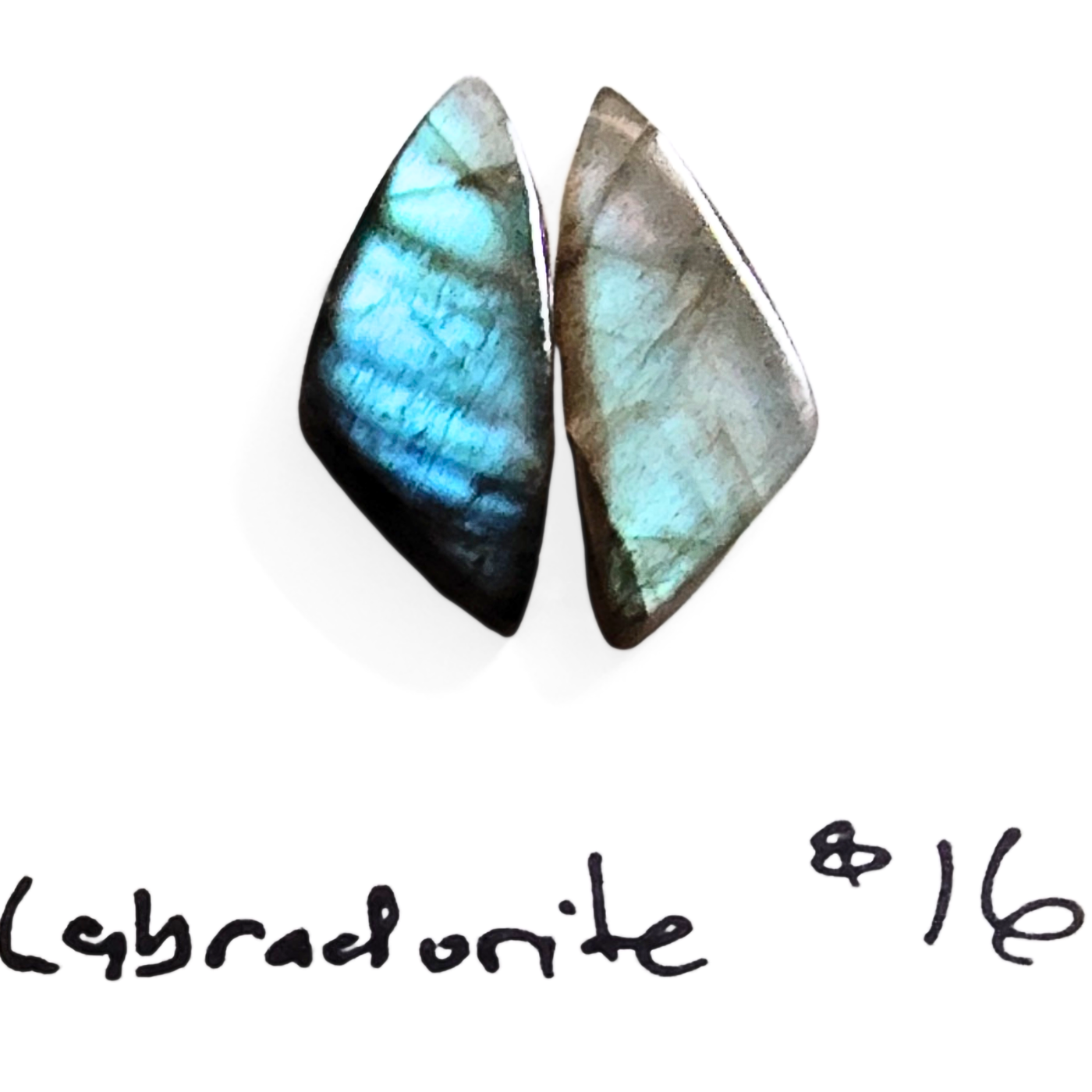 LAB-1005 Labradorite Cabochon Pair
