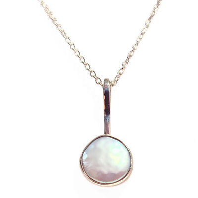 JSD-6163 Coin Pearl Pendant