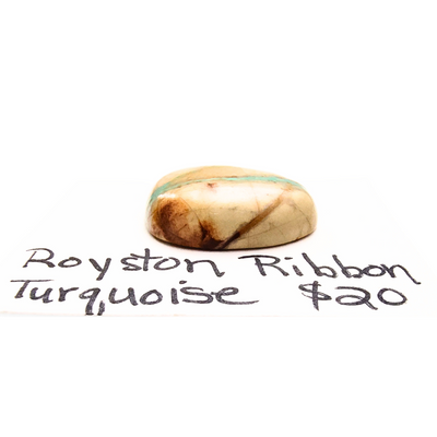 RRT-1000 Royston Ribbon Turquoise Cabochon