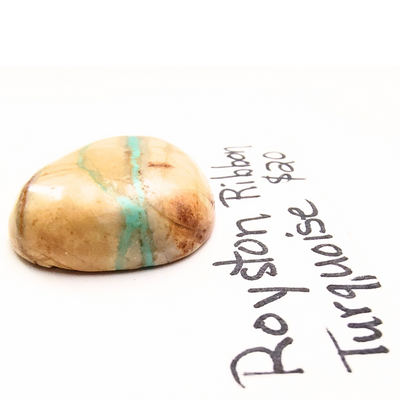 RRT-1000 Royston Ribbon Turquoise Cabochon