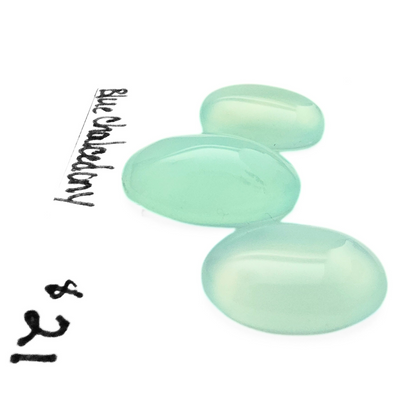 CDY-1004 Blue Chalcedony Cab Trio
