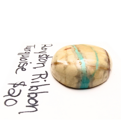 RRT-1000 Royston Ribbon Turquoise Cabochon