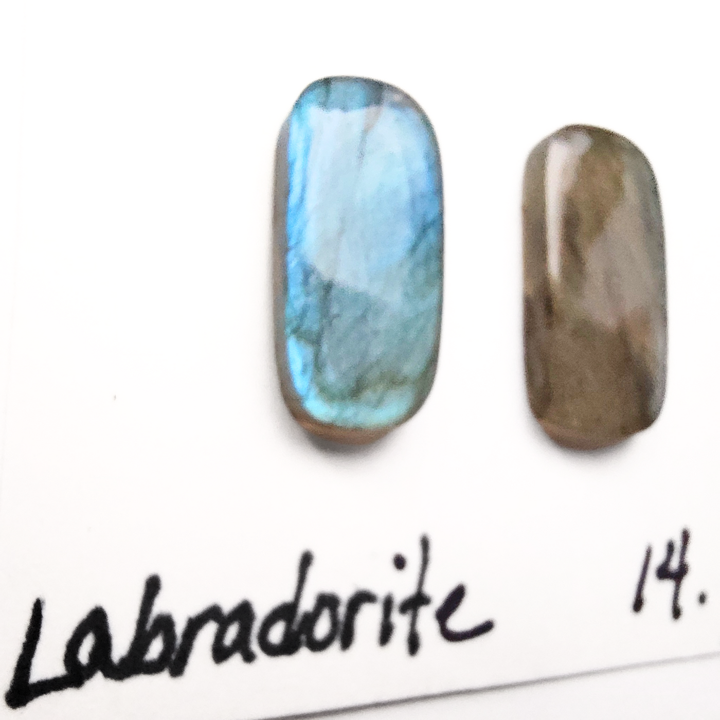 LAB-1004 Labradorite Cabochon Pair