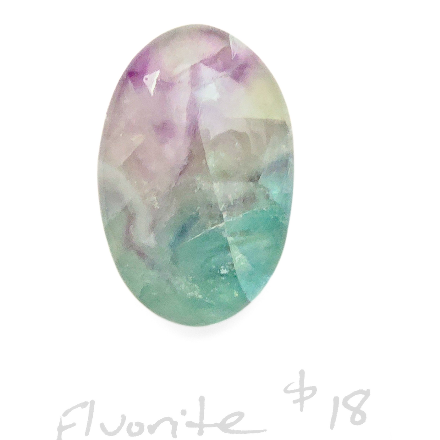 RFL-1000 Rainbow Fluorite Cabochon