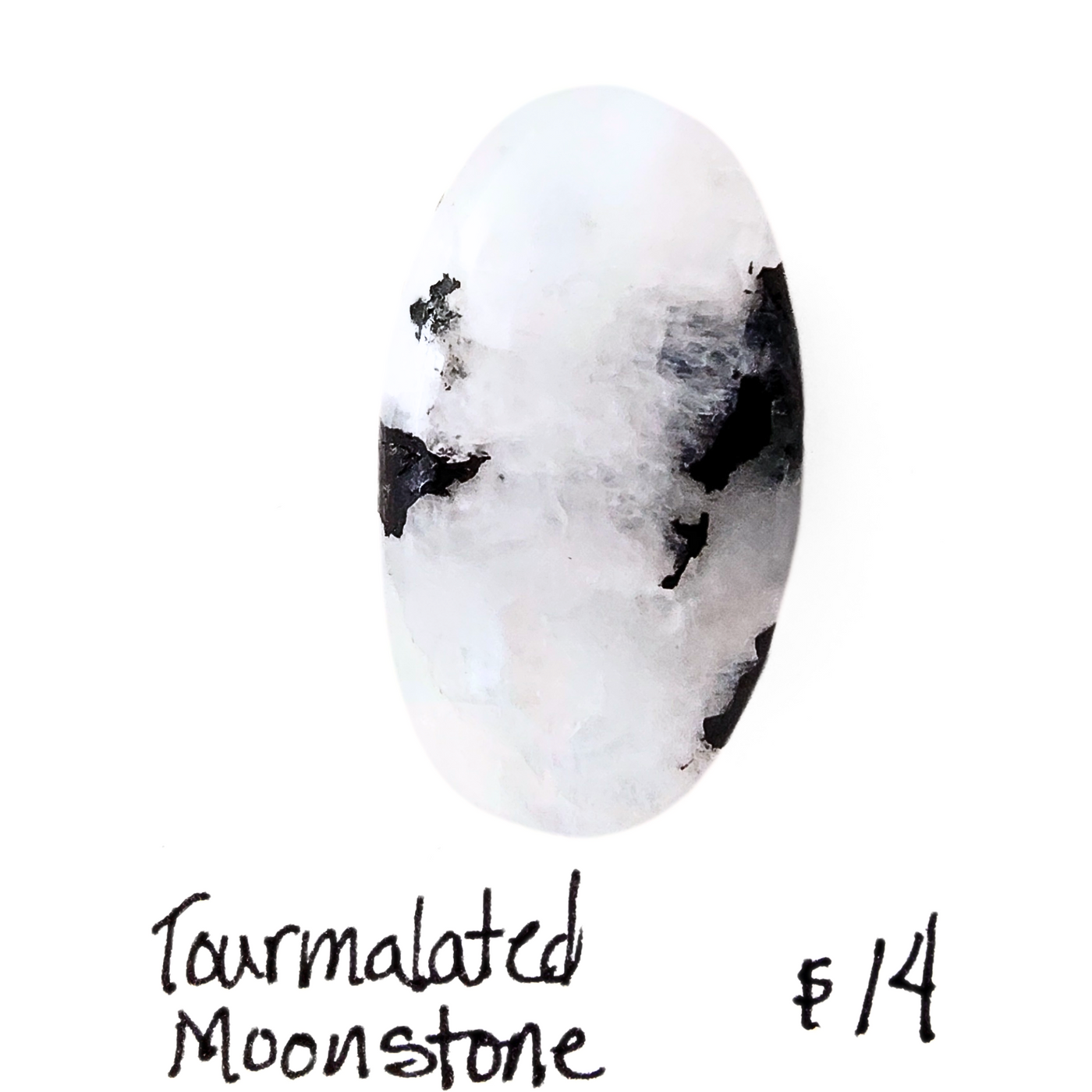 TMS-1001 Tourmalated Moonstone Cabochon