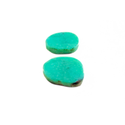 KTQ-1006 Kingman Turquoise Cabochon Pair