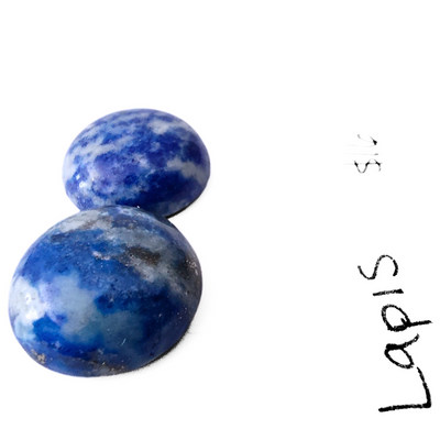 LAP-1002 Lapis Lazuli Cabochon Pair