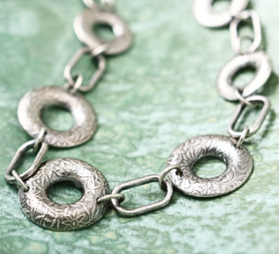 Metal Clay Circle Chain Workshop with Tammy Honaman June 21, 10am-5pm