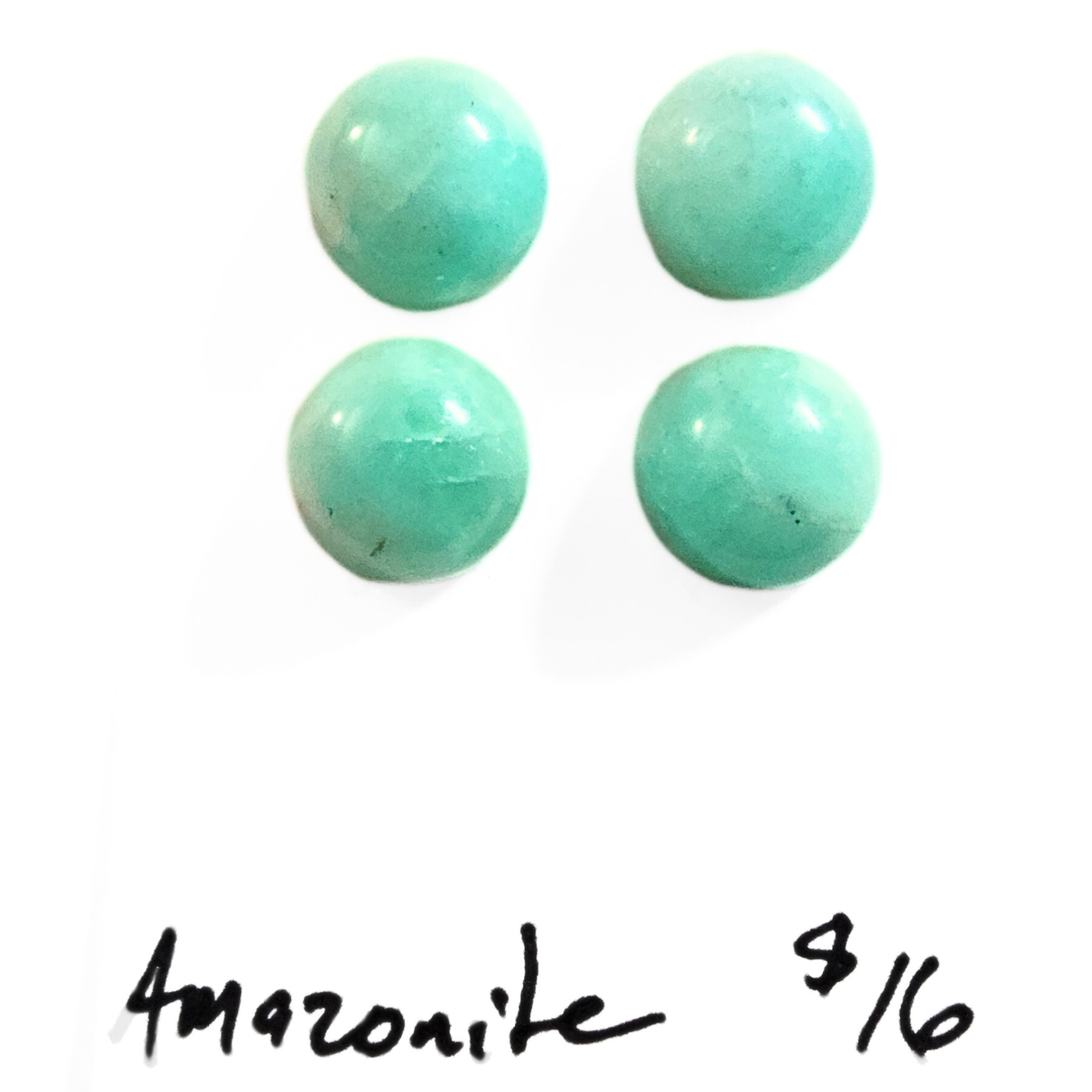 AZN-1000 Amazonite Cabochon Quartet