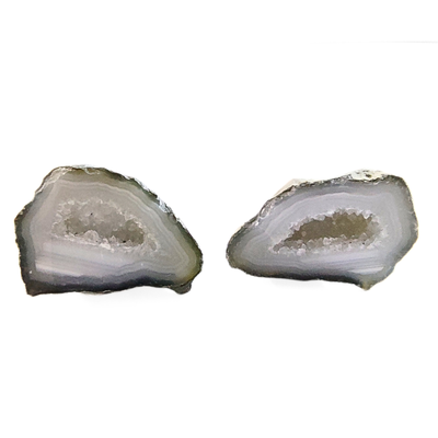 GEO-1002 Tiny Geode Cut Pair