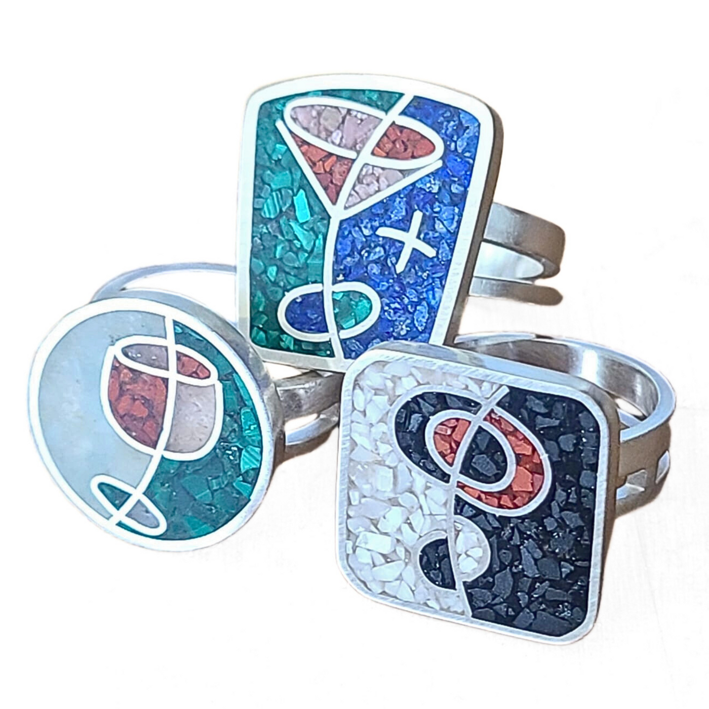 Inlay Cocktail ring with Julie Sanford May 3, 10am-5pm & May 4, 12-3pm