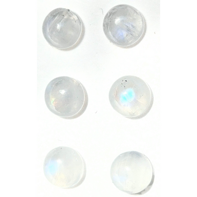 RMS-1001 Rainbow Moonstone Cabochon Grouping