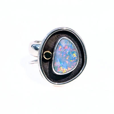 JSD-2007 Aurora Opal Ring