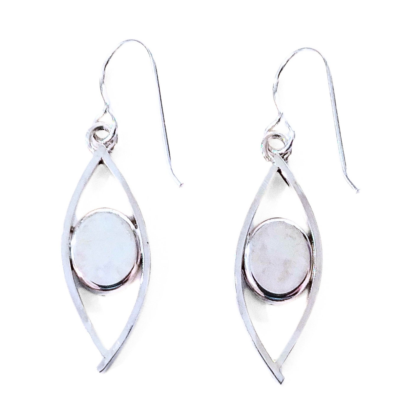 DS-357 Marquis shape Inlay Earrings