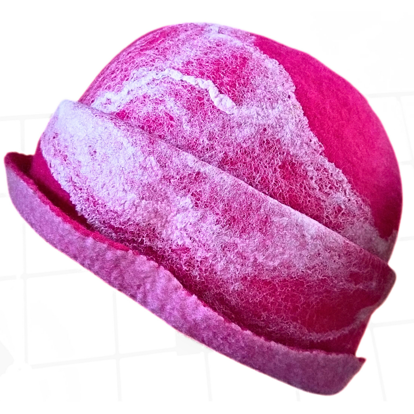 DS-367 Hot Pink Felted Cloche 517
